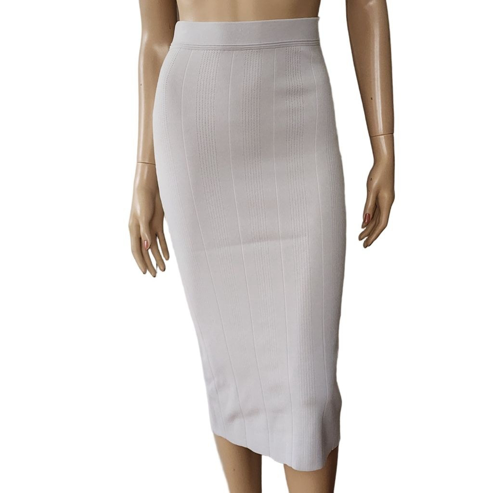 IRO NWT $365 Caifa Pencil Skirt in Light Gray XS